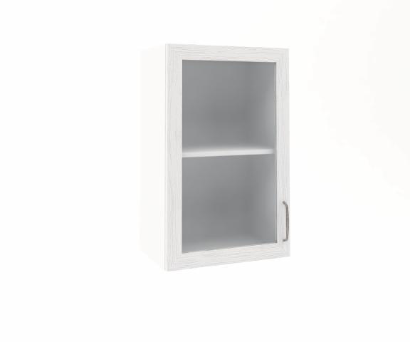 Винтидж горен шкаф с една витрина 40см - Модулни кухни с онлайн поръчка