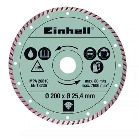 Диамантен диск за TE-TC 620 U Einhell 200 мм - Диамантени дискове