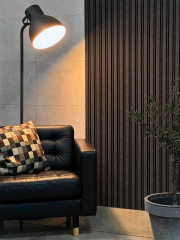 Линеен панел SLAT WALL SIDNEY 2600x120x12 мм, снимка 3 - PVC панели