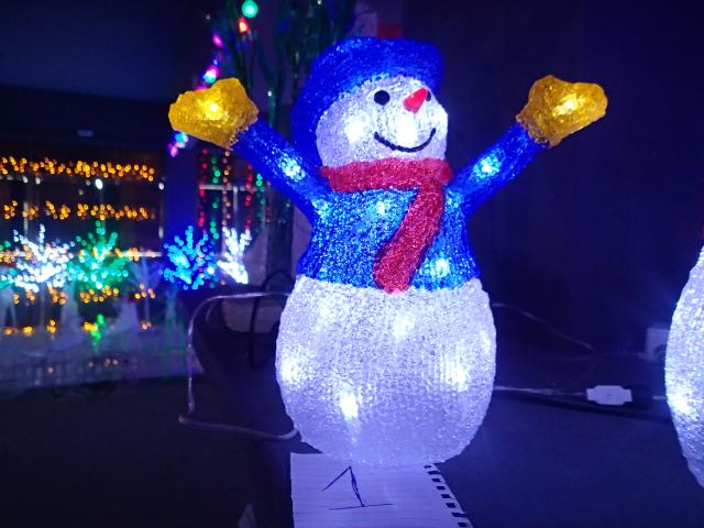 Снежен човек 16 LED OUT - Светещи фигури