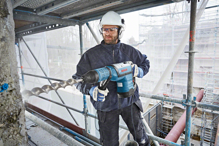 Перфоратор Bosch Blue GBH 12-52 D, снимка 5 - Кабелни перфоратори
