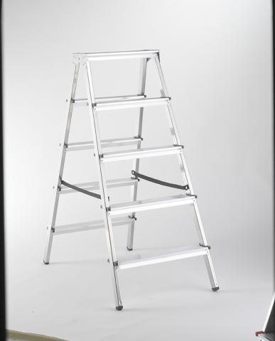 Стълба алуминиева 2х5 стъпала, снимка 3 - Алуминиеви стълби