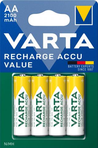 Акум. батерии Varta Value 2100mAh АА 4бр - Батерии