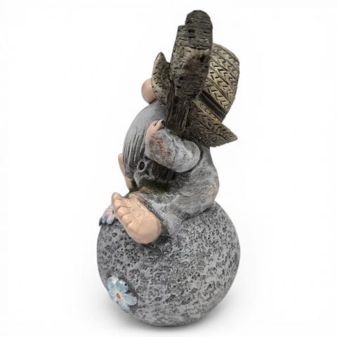 Градинска фигура гном Welcome, снимка 3 - Фигури