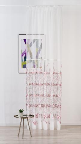 Перде воал Edera 280 см розово - Пердета по каталог (поръчка)