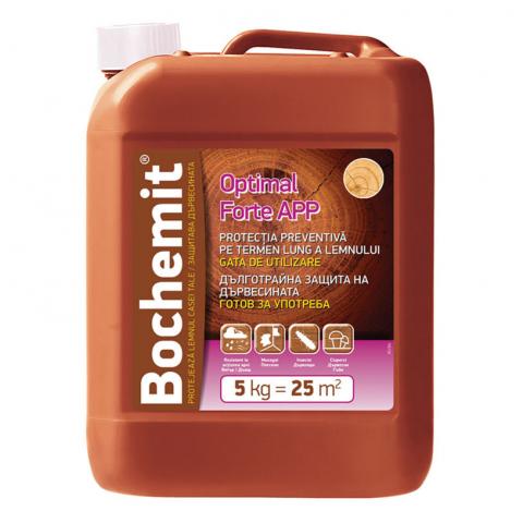 Импрегнатор Bochemit Optimal-Forte APP 5 кг безцветен - Импрегнатори за дърво