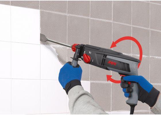 Перфоратор  Skil 1763AA 1010W, 2.4J, 4 функции, снимка 5 - Кабелни перфоратори