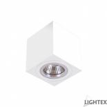 Луна за външен монтаж 1хGU10 max.7W LED квадрат бяла