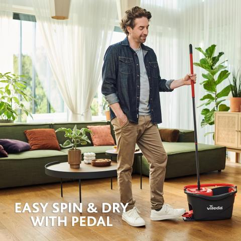 Комплект Vileda Easy Wring - Clean Turbo, снимка 3 - Мопове