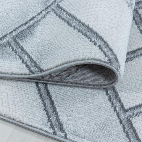 Килим Naxos White - Silver 120x170, снимка 3 - Килими