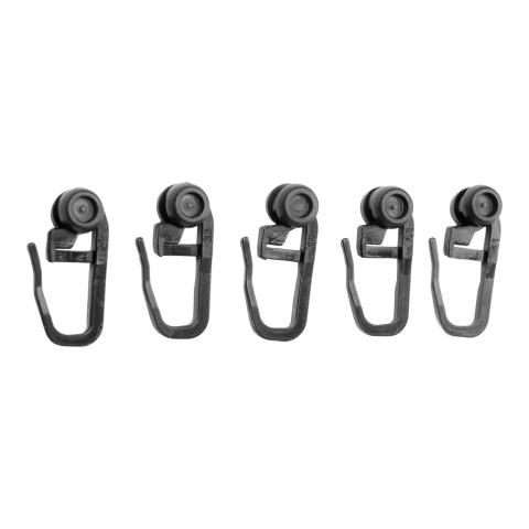 Пластмасови куки 100 броя черни - Аксесоари