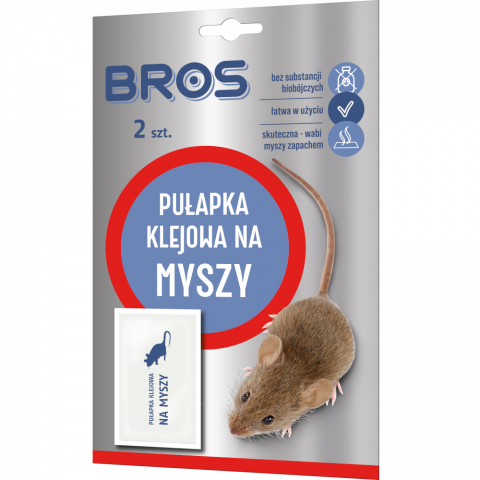 Лепящ капан за мишки Bros 2бр. - Механични средства за защита