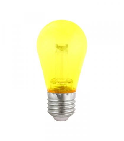 LED крушка S14  E27 2.5W 150lm жълта - Лед крушки е27