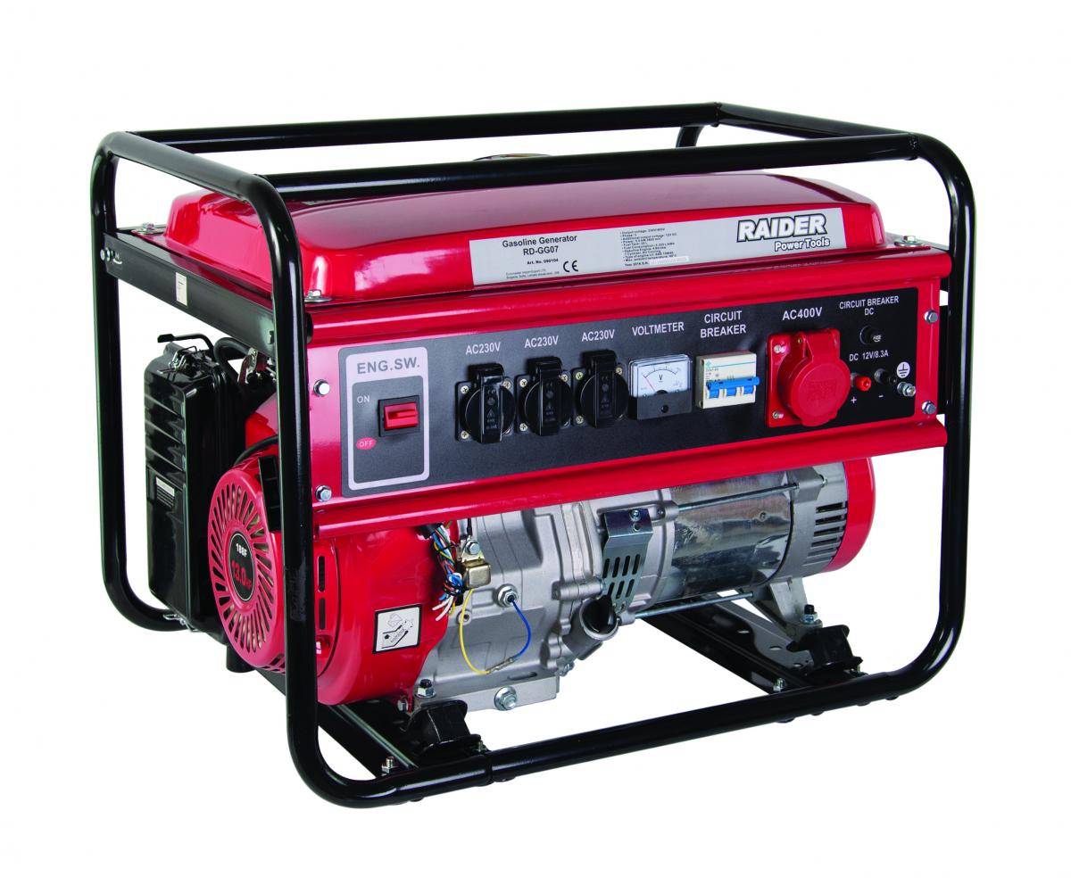 Генератор ток бензин RAIDER 5kW 230&380V RD-GG07 06039677 на топ цена ...