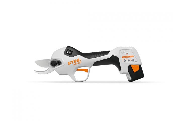 Акумулаторна лозарска ножица Stihl ASA 20 с батерия AL1 и зарядно AS2, снимка 5 - Акумулаторни градински инструменти