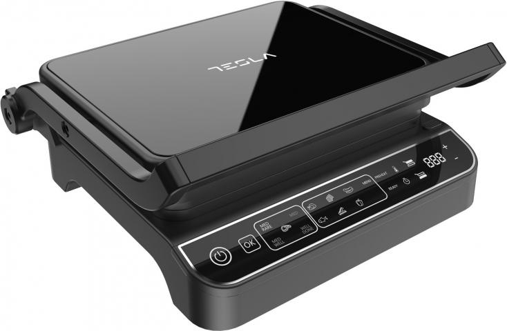 Контактен грил TESLA GR500BG, снимка 4 - Грил преси и гофретници