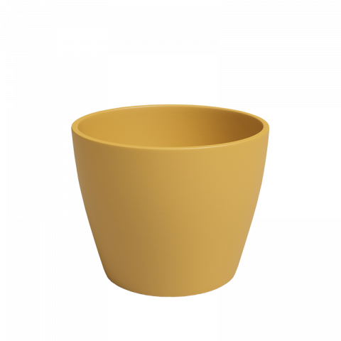 Кашпа за кактус Nubia ф9 см жълта - Керамични кашпи
