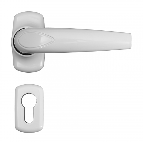 Дръжки за алуминиеви врати 2 бр., бели - Дръжки