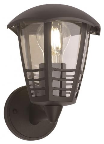 Градинска лампа дол.носач max 60W, Е27, IP44 черен - Градински лампи