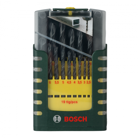 Комплект HSS-R свредла Bosch 19 части - Свредла за метал
