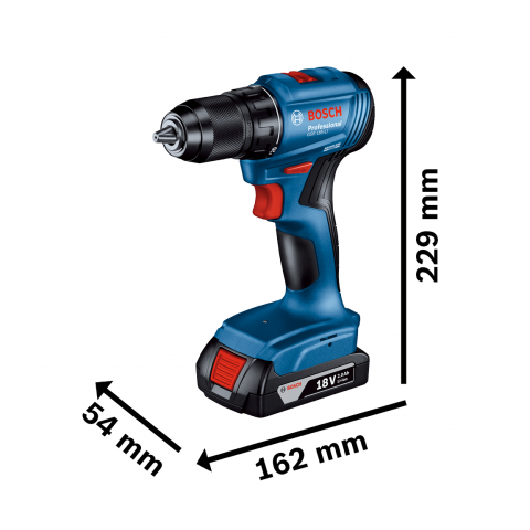 Акумулаторен винтоверт Bosch Blue GSR 185 Solo, снимка 2 - Акумулаторни винтоверти