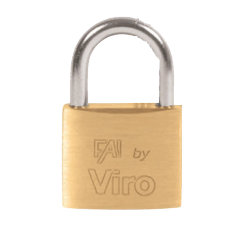 Viro Катинар 40мм месинг правоъгълен - Механични катинари