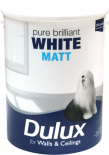 Интериорна боя DuluxMatt 5 л брилянтно бяла