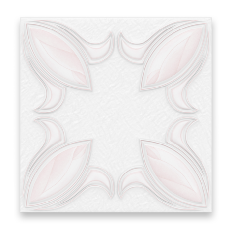 XPS Таванна плоча лале розово - Декоративни плочи за таван