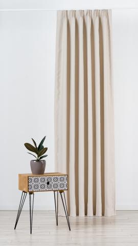 Плат Blackout 280 см шампанско - Пердета на л.м.