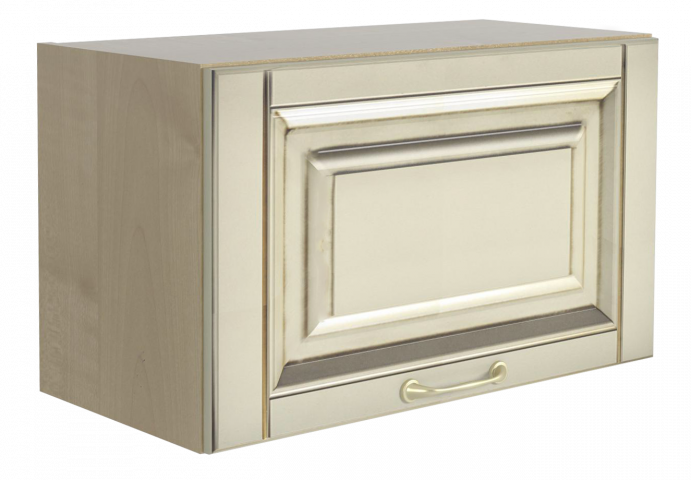 Горен шкаф с една клапваща врата "Ванила" - Модулни кухни с онлайн поръчка
