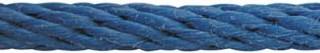 Въже PP спираловидно-оплетено синьо 14м - Синтетични въжета