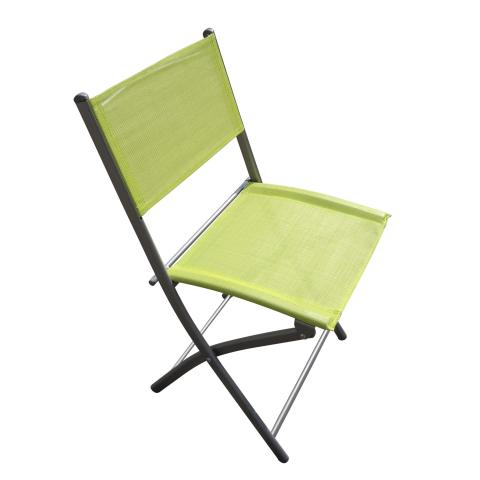 Сгъваем Бистро стол зелен 46х52х80 см - Метални столове