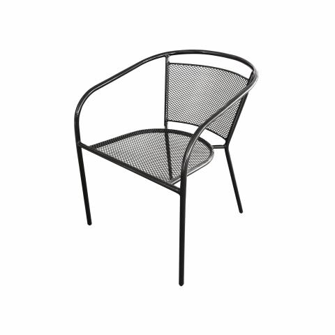 Градински стол, стоманен - Метални столове
