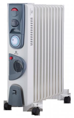 Маслен радиатор 2900W бял турбо - Маслени радиатори