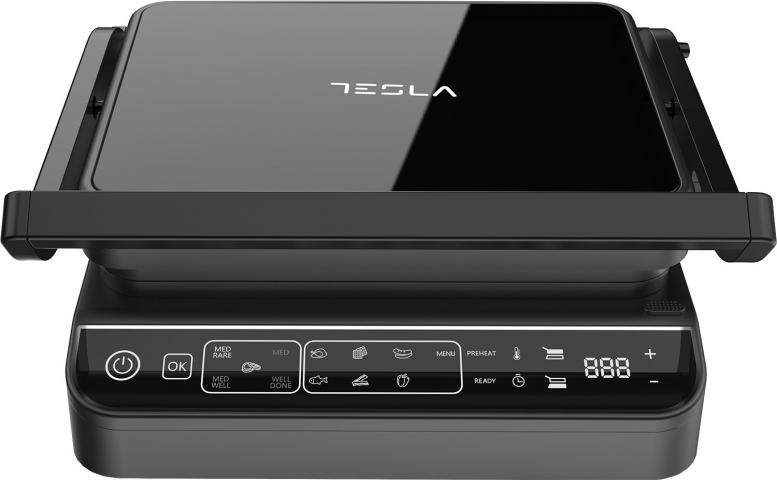 Контактен грил TESLA GR500BG, снимка 5 - Грил преси и гофретници