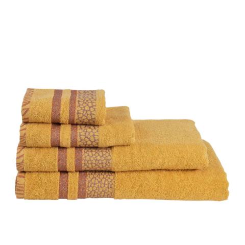 Хавлиена кърпа Сафари 70x140 жълт - Хавлии и халати