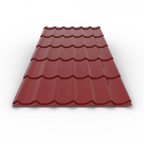 Метален покрив Bravo Classic Eco 2200x1200x0.4 mm 3011 червен - Вълнообразни плоскости