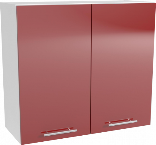 Трейси Шкаф горен В 80х72x34 см, червен - Модулни кухни с онлайн поръчка