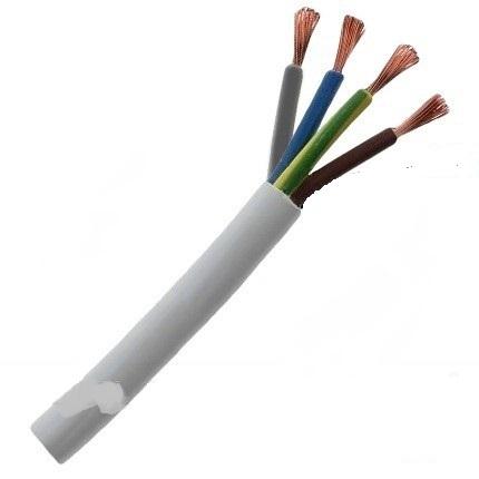 Кабел H05VV-F 4x1mm2 бял - Гъвкави кабели с pvc изолация