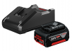 Стартов сет Bosch батерия 18V 4Ah + зарядно GAL 18V-40