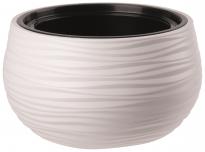 Кашпа Sahara Dunes Ball ф30 см бяла