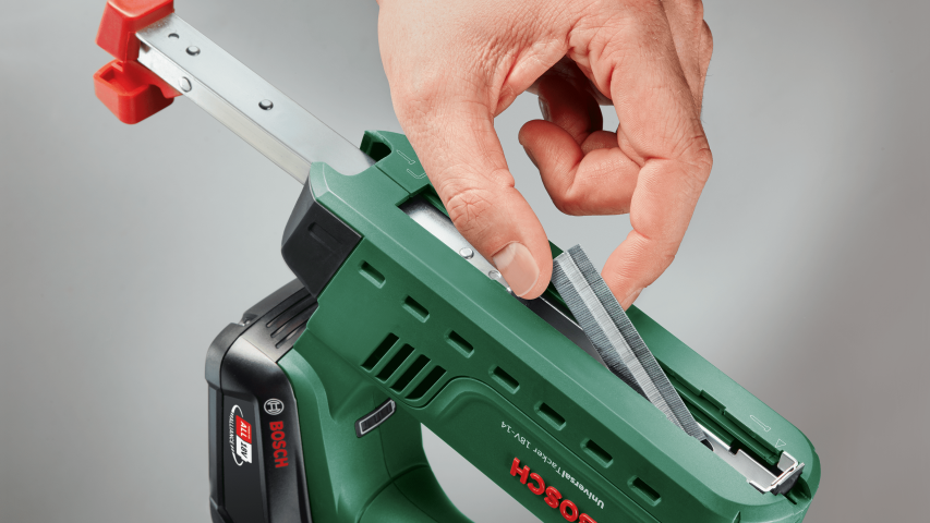 Акумулаторен такер BOSCH UNIVERSALTACKER 18V-14 СОЛО, снимка 3 - Електрически такери