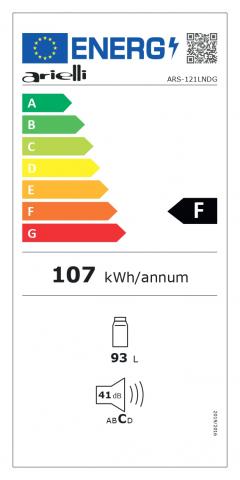Хладилник ARIELLI ARS-121LNDG, снимка 3 - Хладилници и фризери