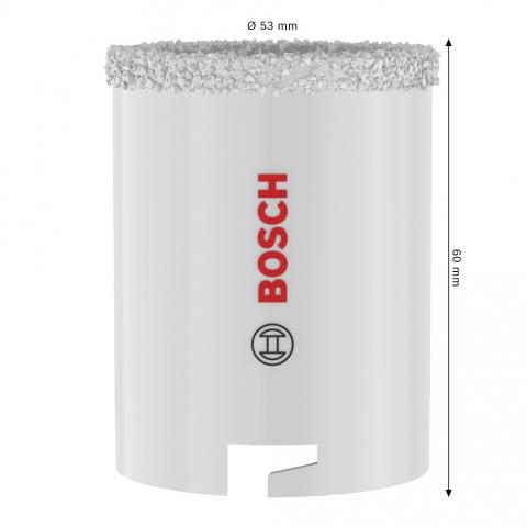 Боркорона Bosch BS 53 мм, снимка 3 - Боркорони за керамика, зидария и камък
