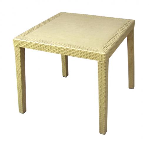 Маса Rattan Lux, бежова - Pvc маси