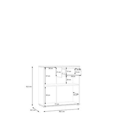 Скрин с чекмедже GANYMEDE 80см пясък, снимка 3 - Скринове