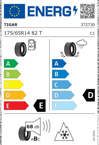 Зимна гума 175/65 R14 TIGAR, снимка 2 - Зимни гуми