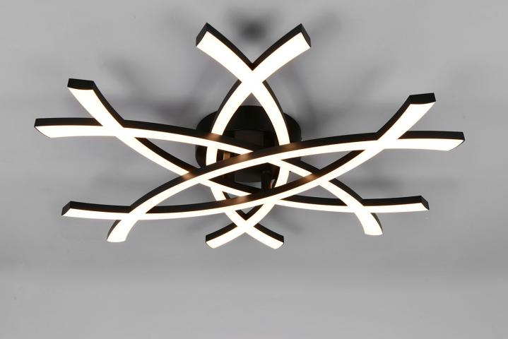 Плафон POLLOCK, 33W 3800lm, 3000K черен - Плафони