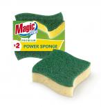 Гъба Magic clean Premium за замърсени повърхности 2 бр.