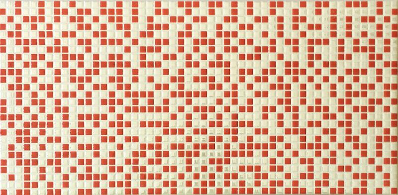 Декоративна фаянсова плочка Optymist Red 20x40 см - Декор